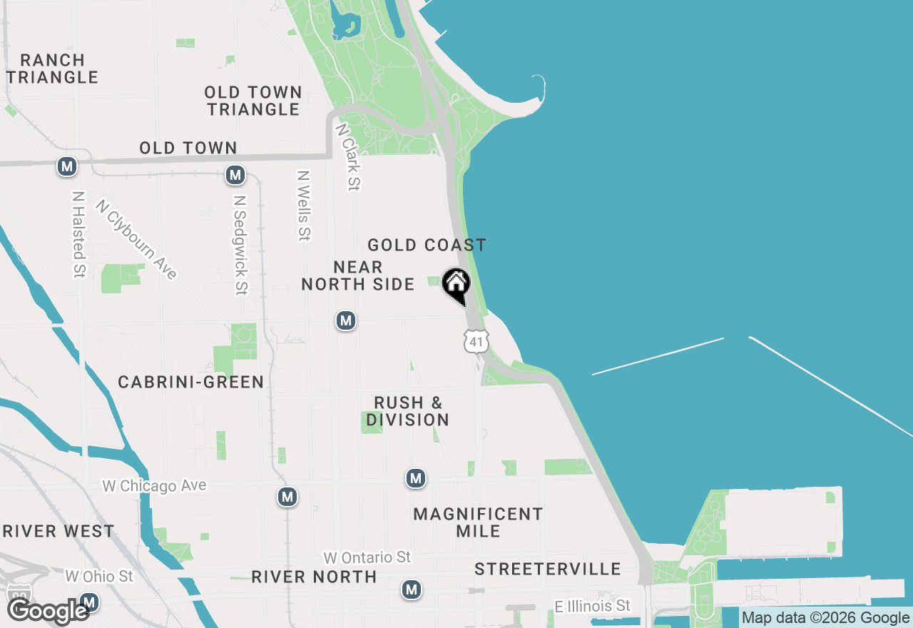 Map of 1200 N Lake Shore Drive #405, Chicago, IL 60610