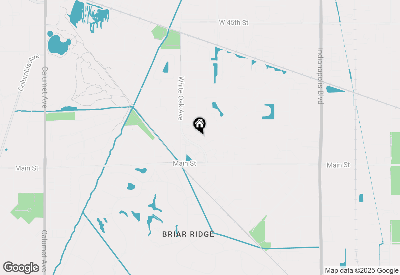 Map of 1617 Cherry Blossom Drive, Munster, IN 46321