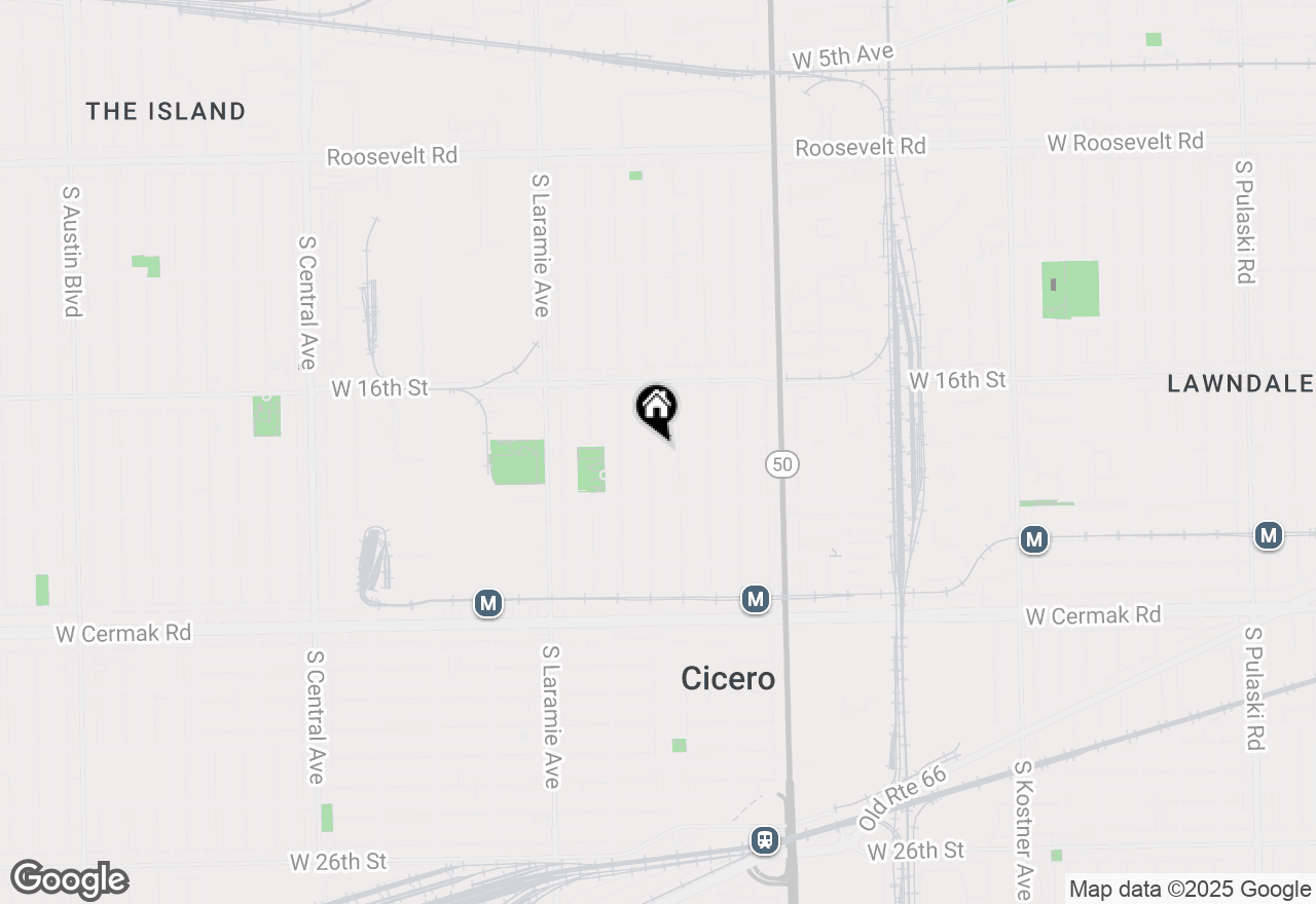 Map of 1802 S 50th Avenue, Cicero, IL 60804