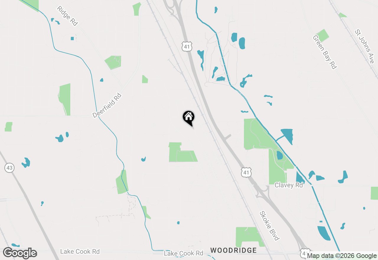 Map of 1670 Strath Erin Road, Highland Park, IL 60035