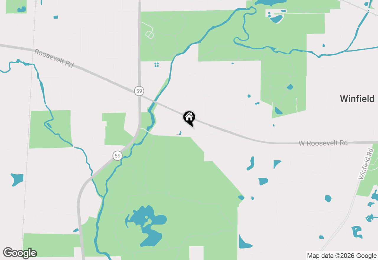 Map of 1643 Orchard Court, West Chicago, IL 60185