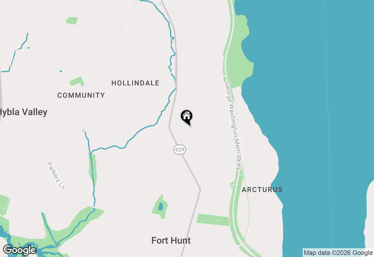 Map of 1208 Shenandoah Road, Alexandria, VA 22308