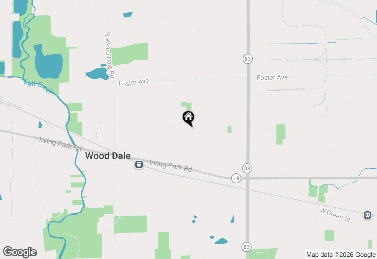 Map of 366 N Hemlock Avenue, Wood Dale, IL 60191