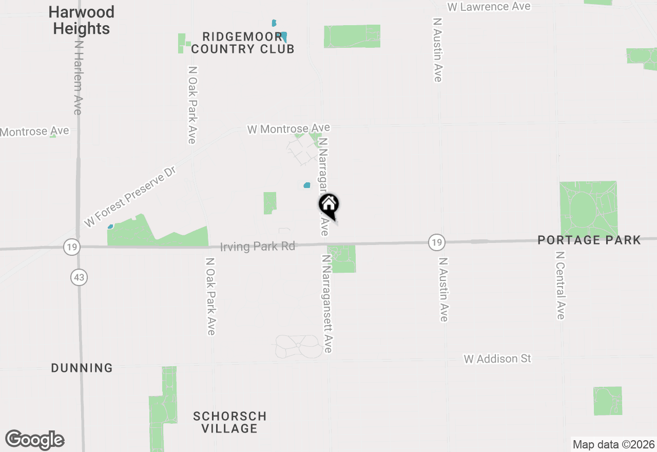 Map of 6354 W Cuyler Avenue, Chicago, IL 60634