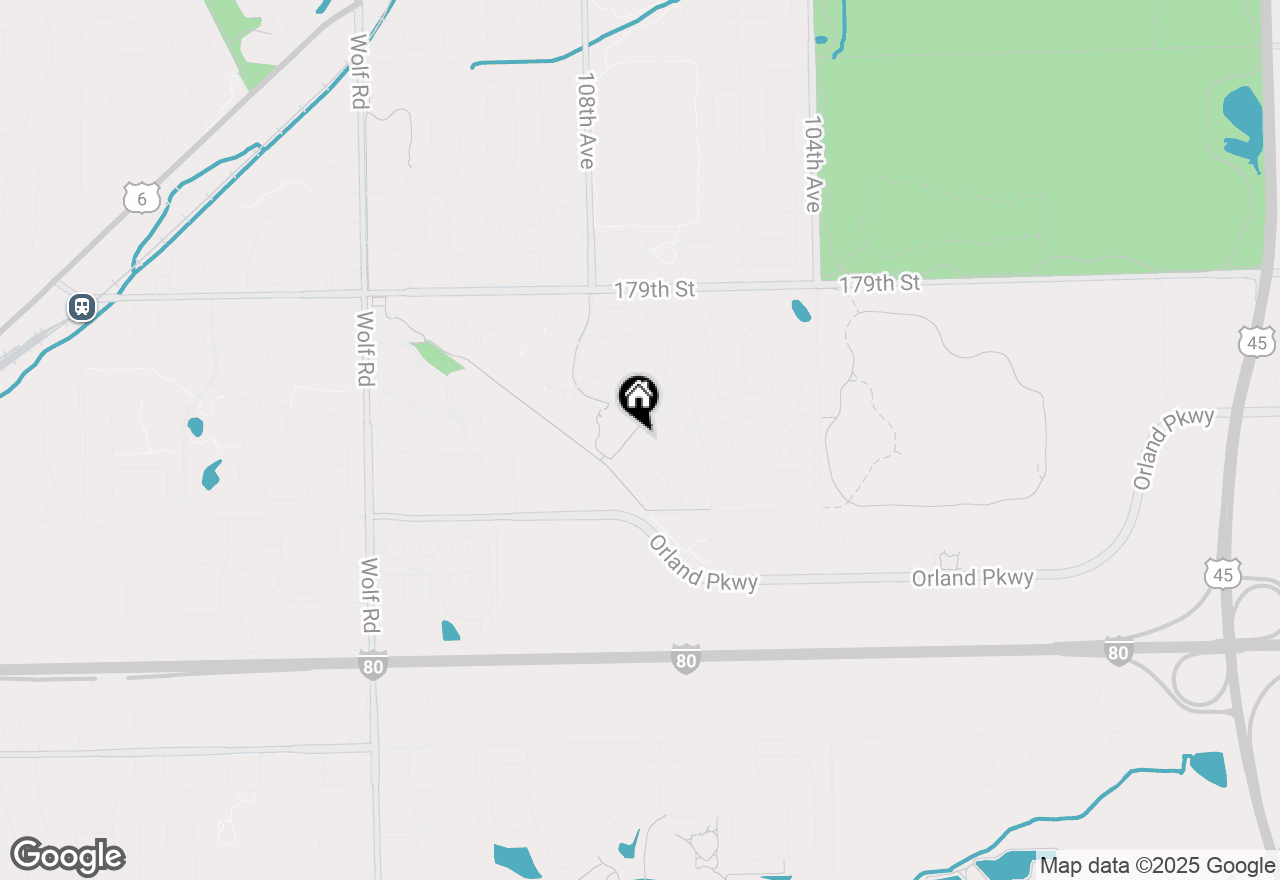 Map of 10710 Kentucky Court #31, Orland Park, IL 60467