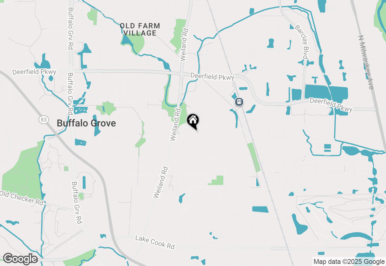 Map of 450 Newtown Drive, Buffalo Grove, IL 60089