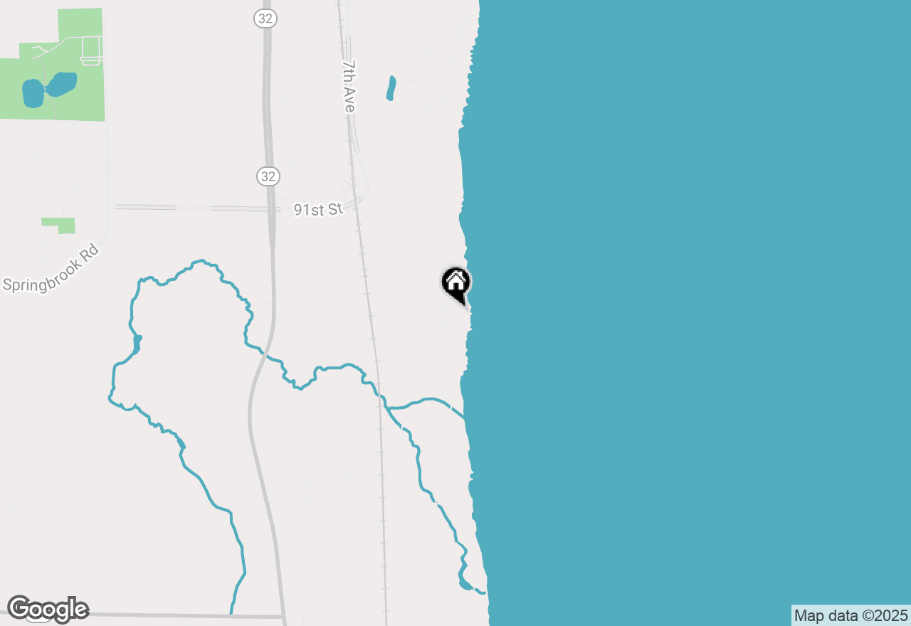 Map of 9325 Lakeshore Dr, Pleasant Prairie, WI 53158