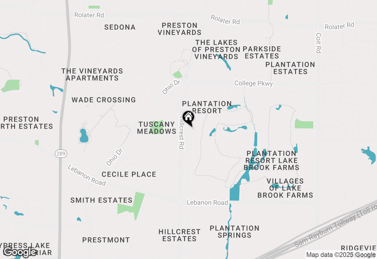 Map of 10606 Memphis Drive, Frisco, TX 75035