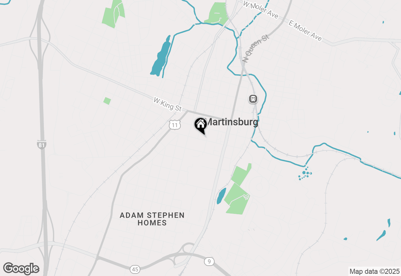 Map of 316 W Stephen Street, Martinsburg, WV 25401