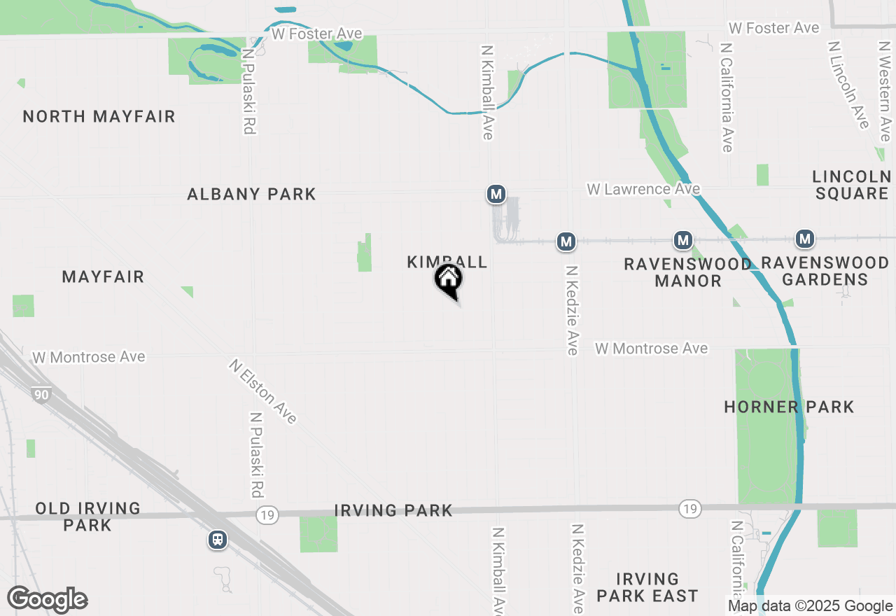 Map of 4500 N Saint Louis Avenue, Chicago, IL 60625