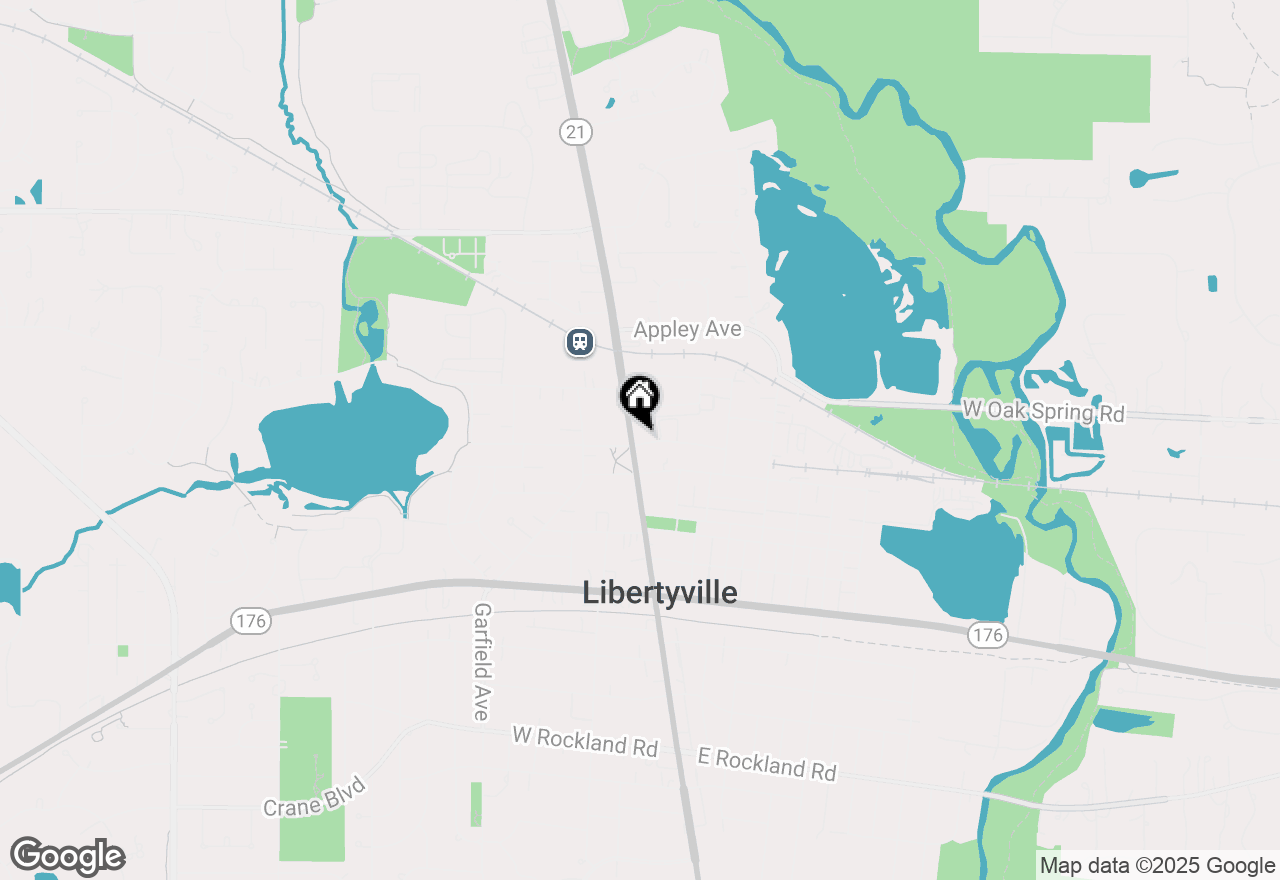 Map of 100 E Cook Avenue, Libertyville, IL 60048