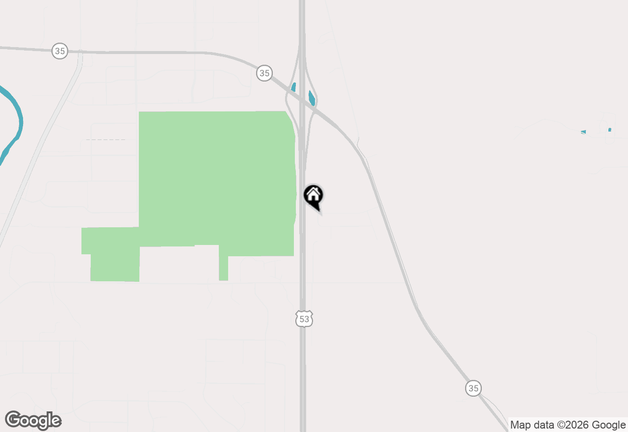 Map of 1218 Huntington St, Holmen, WI 54636