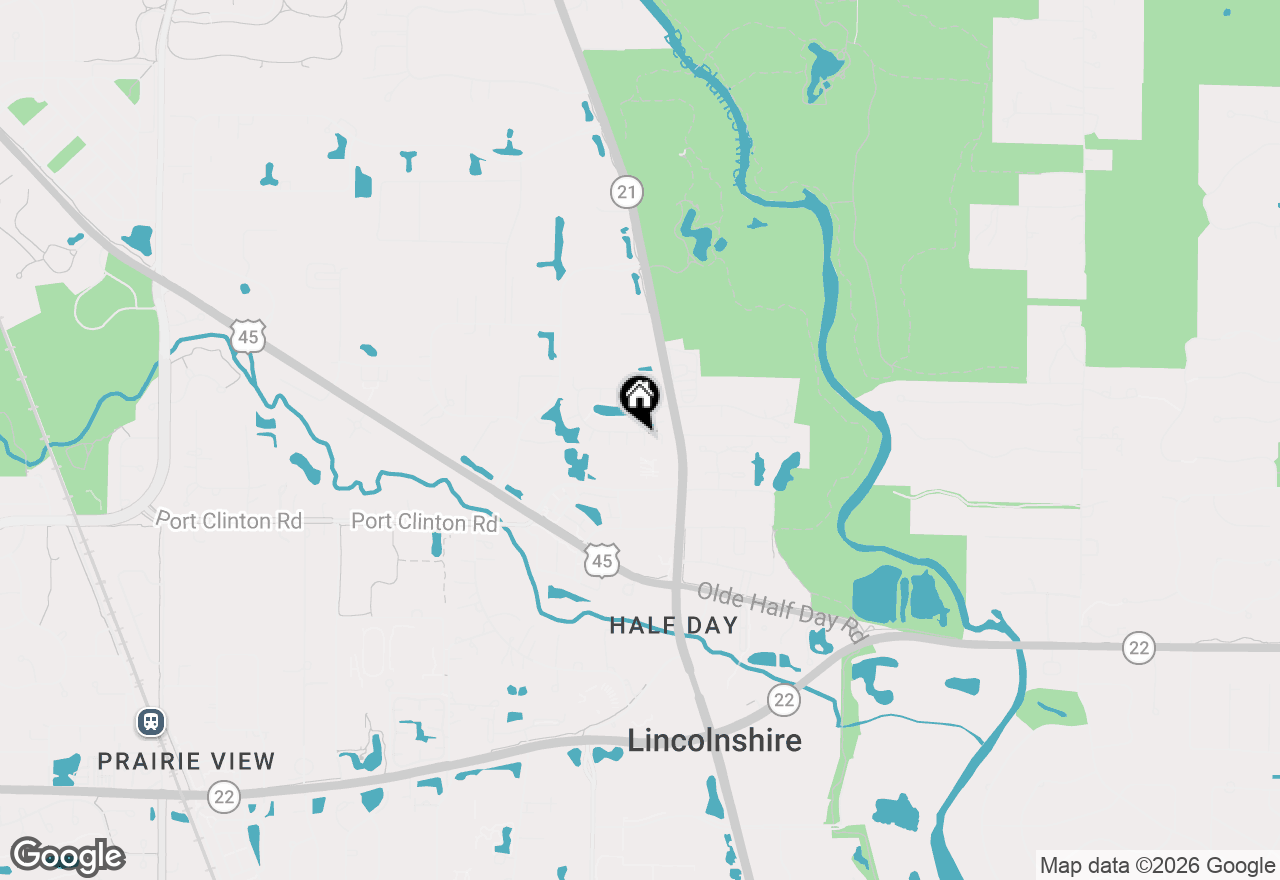 Map of 1270 Georgetown Way, Vernon Hills, IL 60061