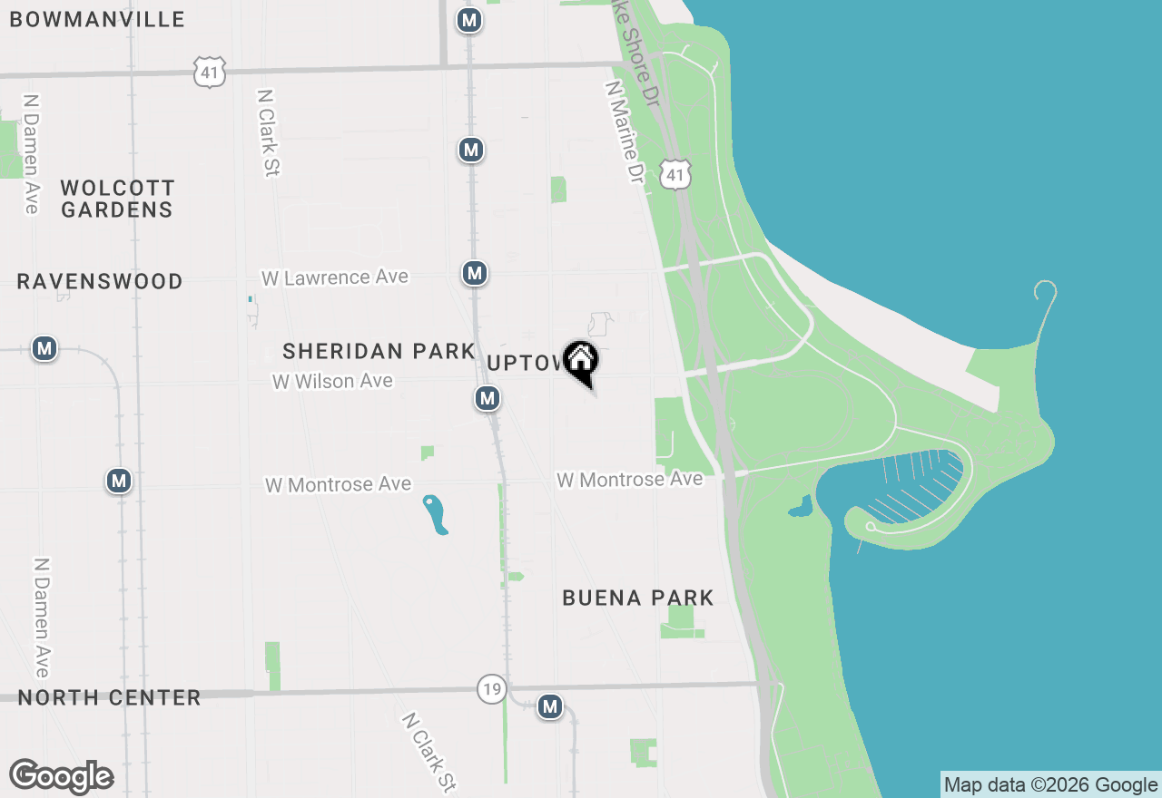 Map of 920 W Windsor Avenue #2E, Chicago, IL 60640