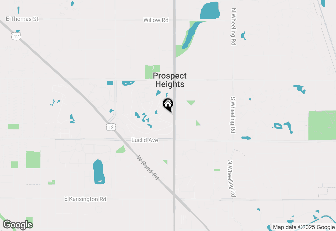 Map of 1400 N Elmhurst Road #302, Mount Prospect, IL 60056