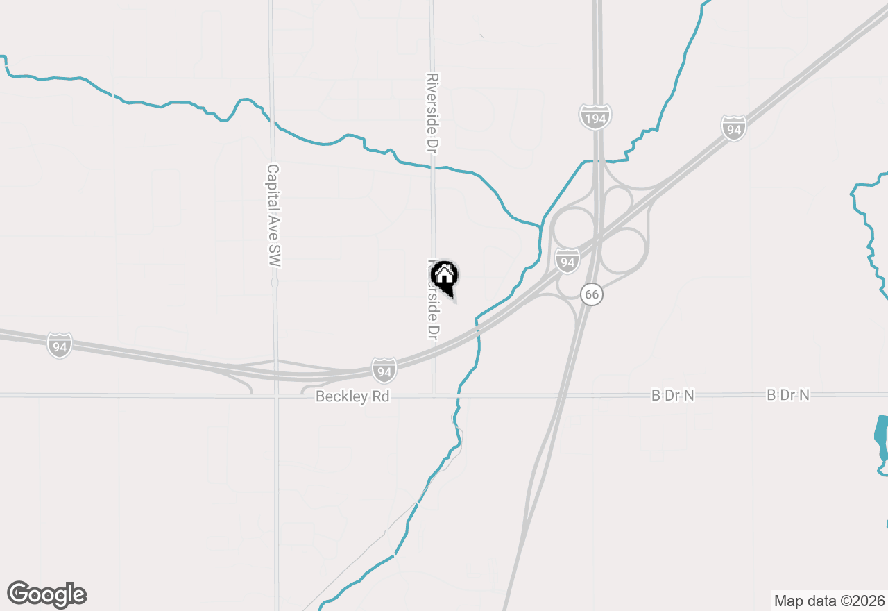 Map of 1077 Riverside Drive, Battle Creek, MI 49015