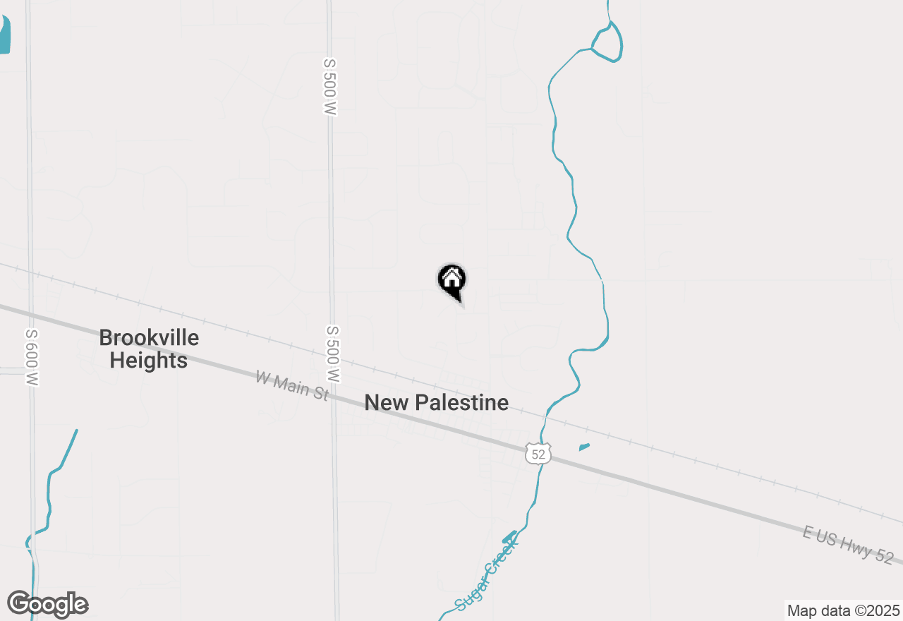 Map of 4083 S Turning Leaf Ct, New Palestine, IN 46163