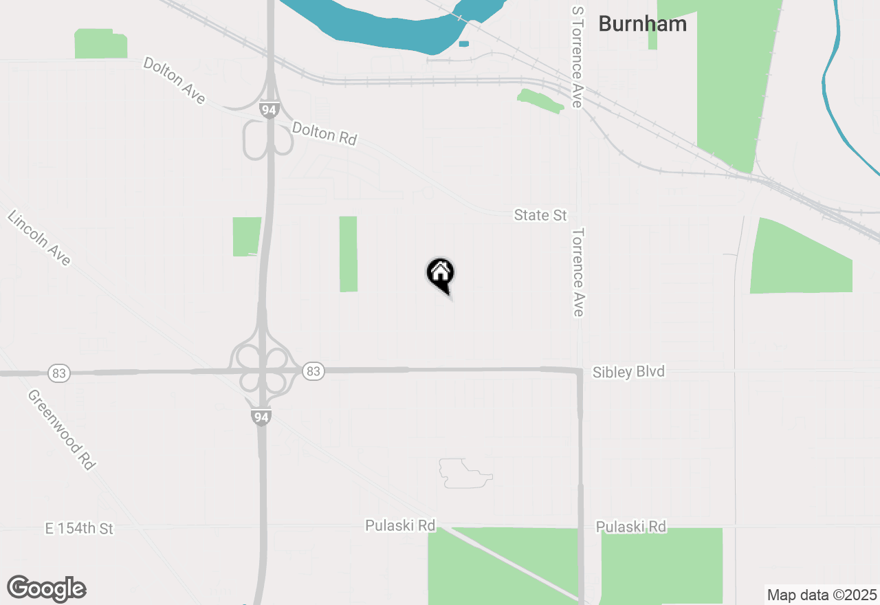 Map of 384 Luella, Calumet City, IL 60409