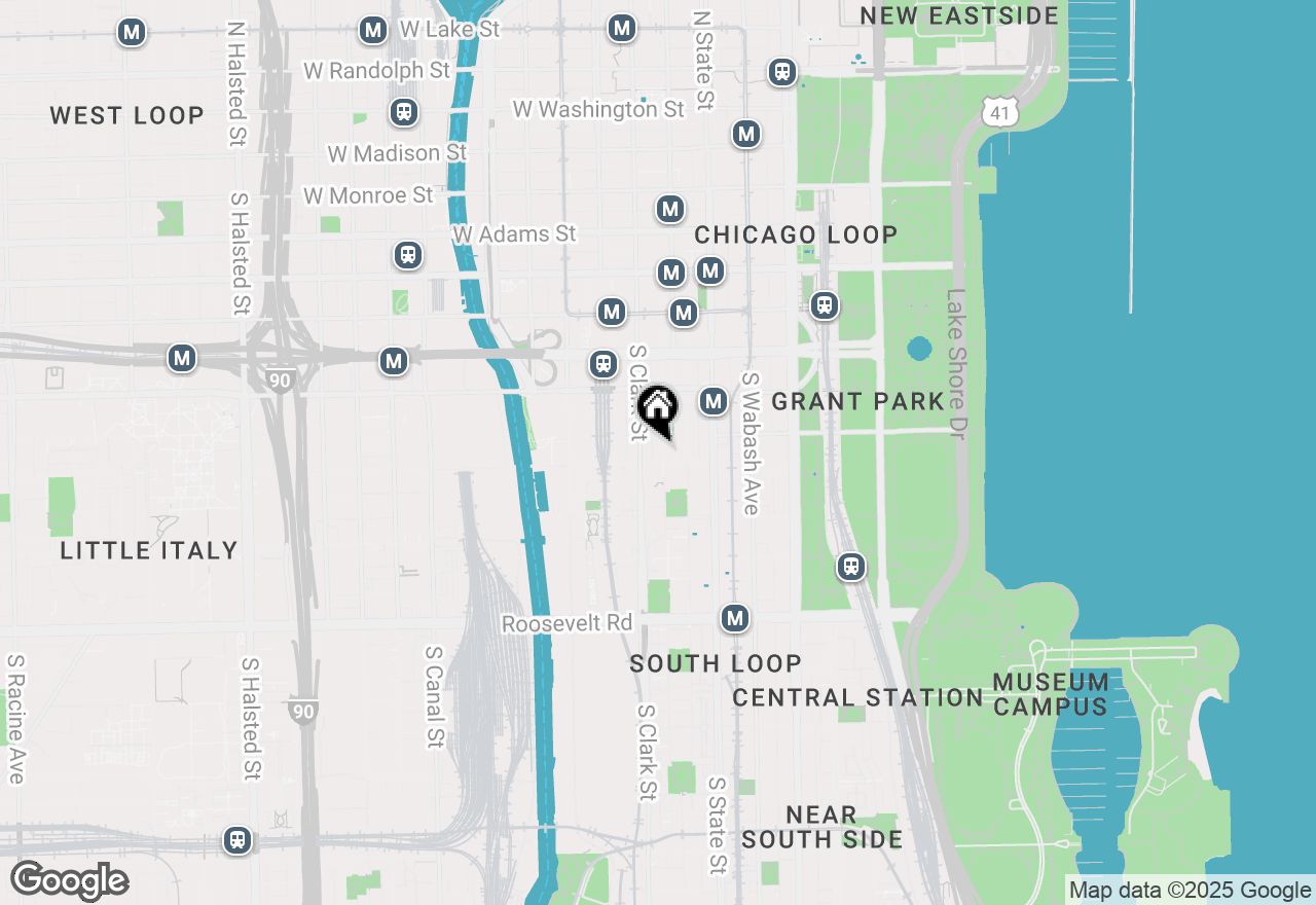 Map of 780 S Federal Street #1210, Chicago, IL 60605