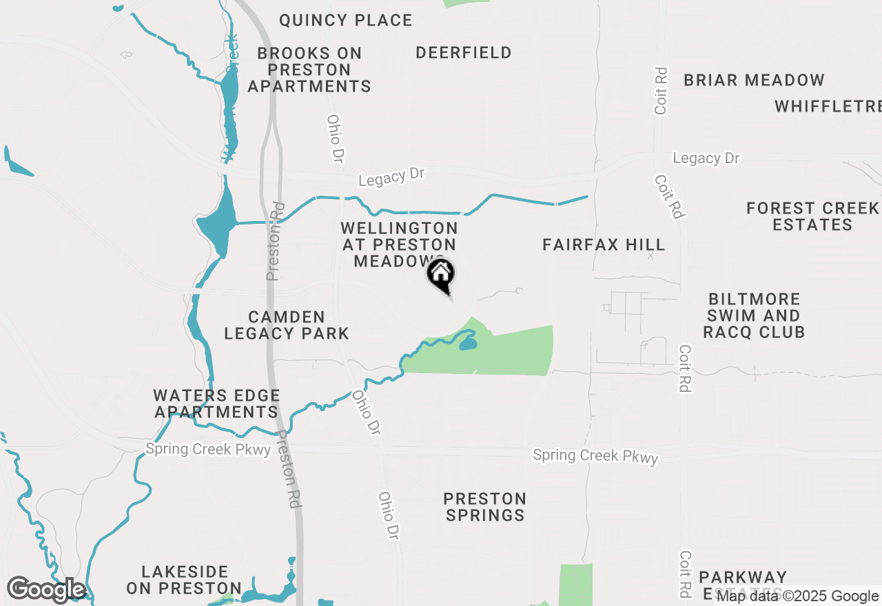 Map of 6729 Magnum Drive, Plano, TX 75024