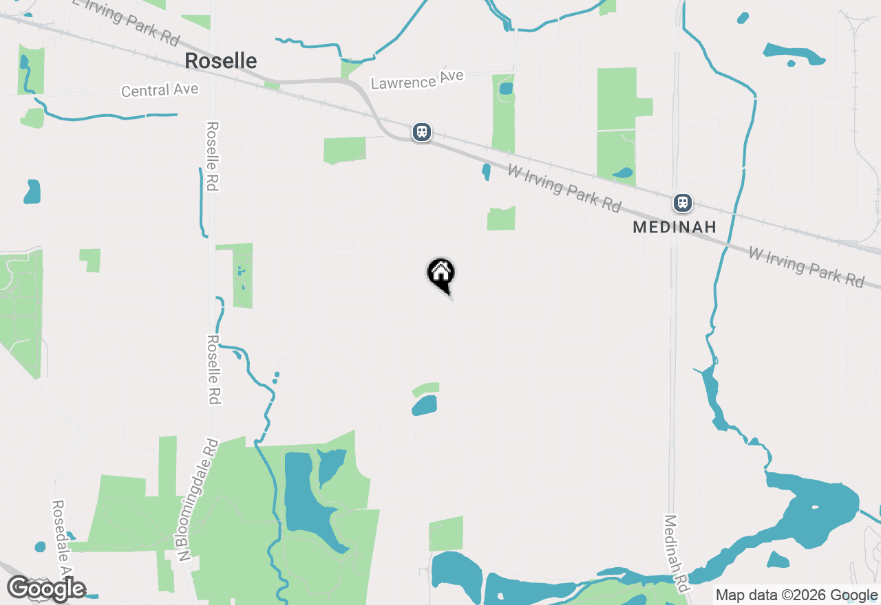 Map of 615 E Turner Avenue, Roselle, IL 60172