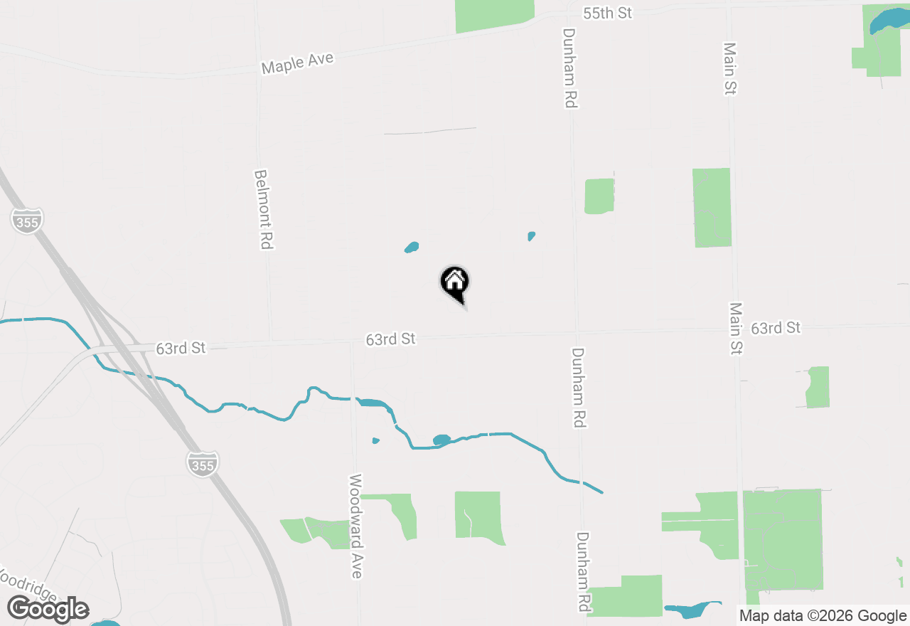 Map of 1730 Brian Grant Court, Downers Grove, IL 60516