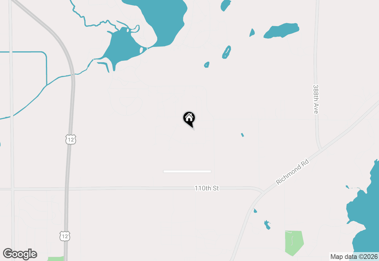 Map of 40255 105th St, Genoa City, WI 53128