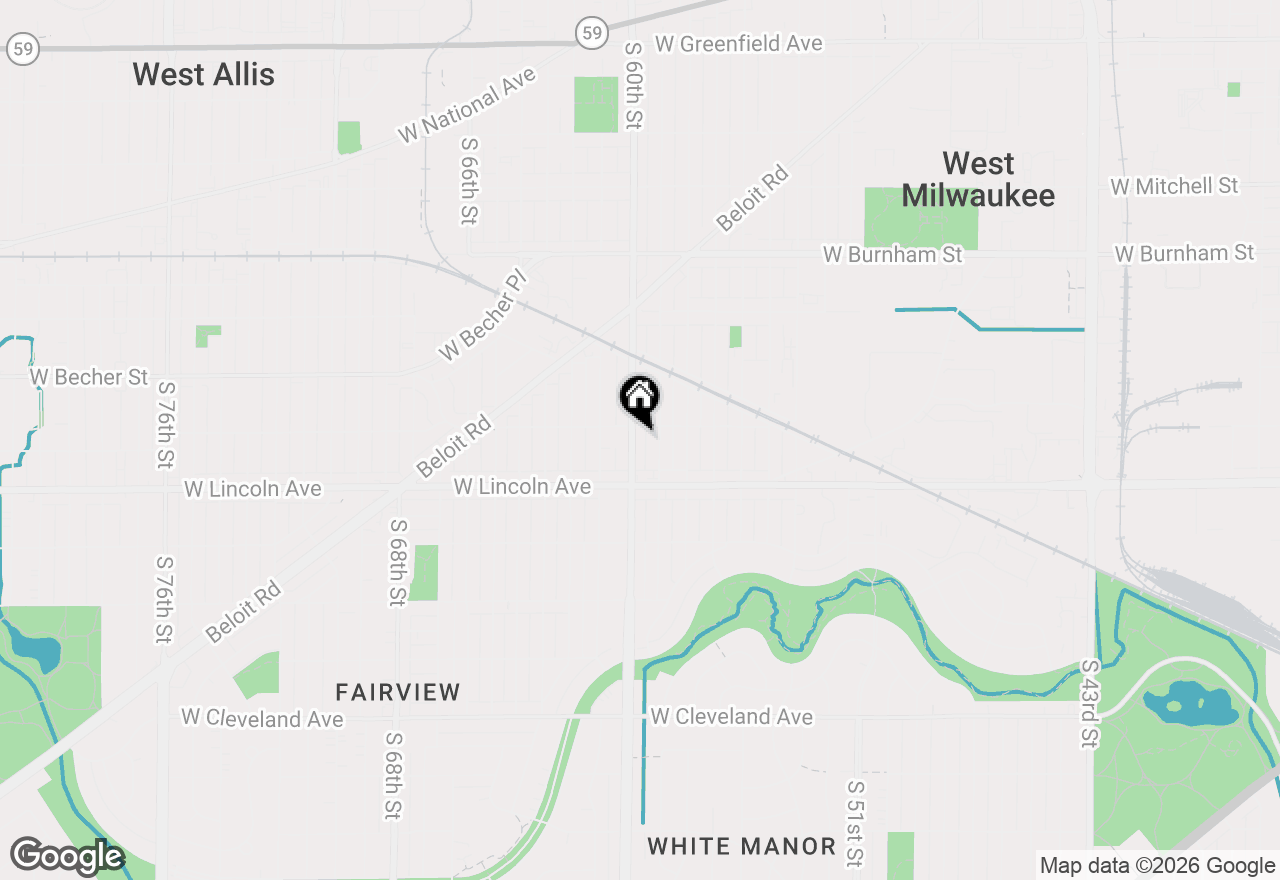 Map of 2214 S 60th St, West Allis, WI 53219