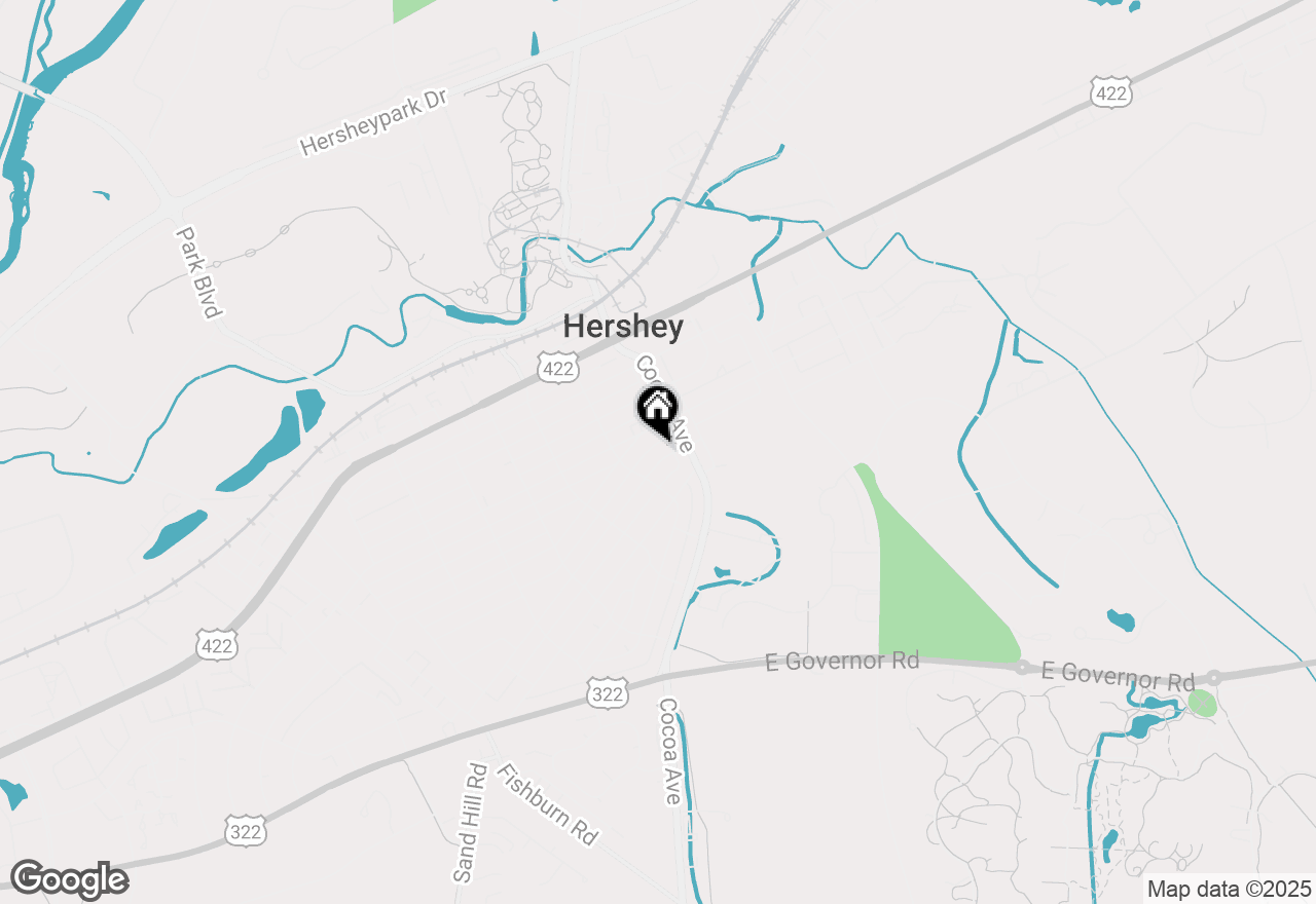 Map of 29 Maple Avenue, Hershey, PA 17033
