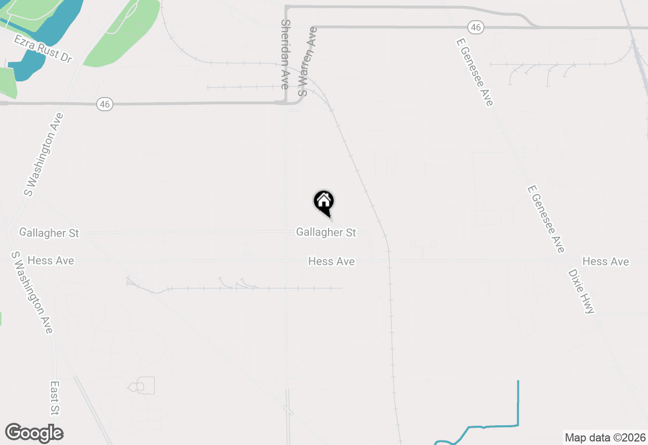 Map of 2611 Hazelwood Avenue, Saginaw, MI 48601