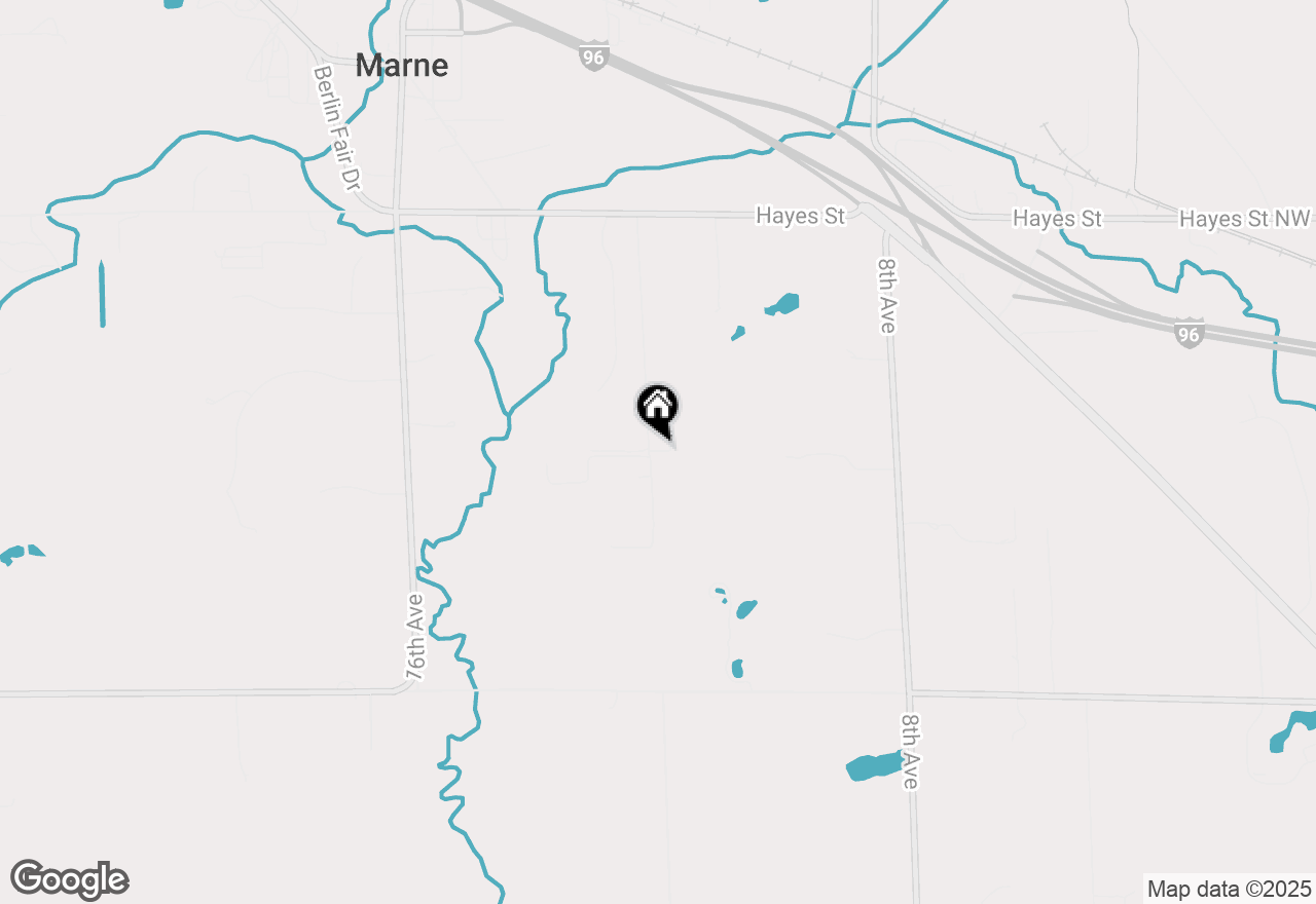 Map of 14052 12th Court, Marne, MI 49435