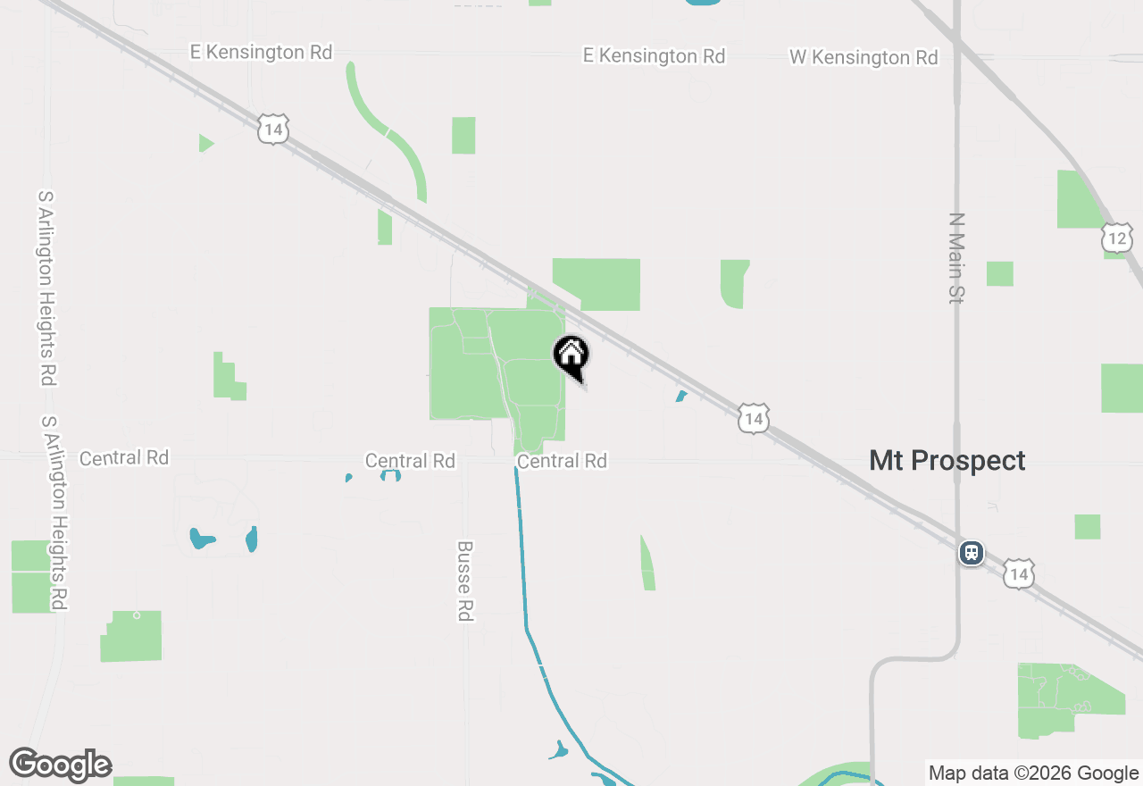 Map of 106 N Kenilworth Avenue, Mount Prospect, IL 60056