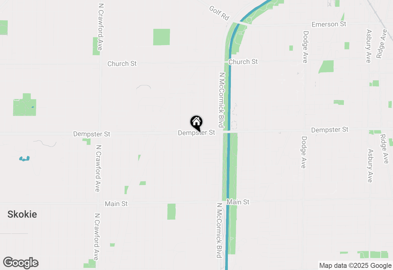 Map of 3421 Dempster Street, Skokie, IL 60076