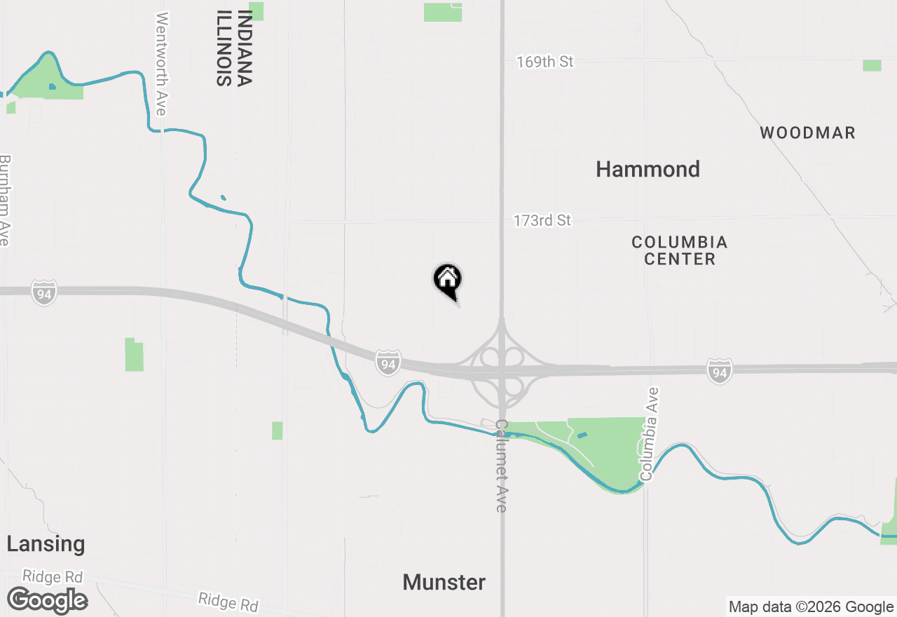 Map of 7511 Monroe Avenue, Hammond, IN 46324