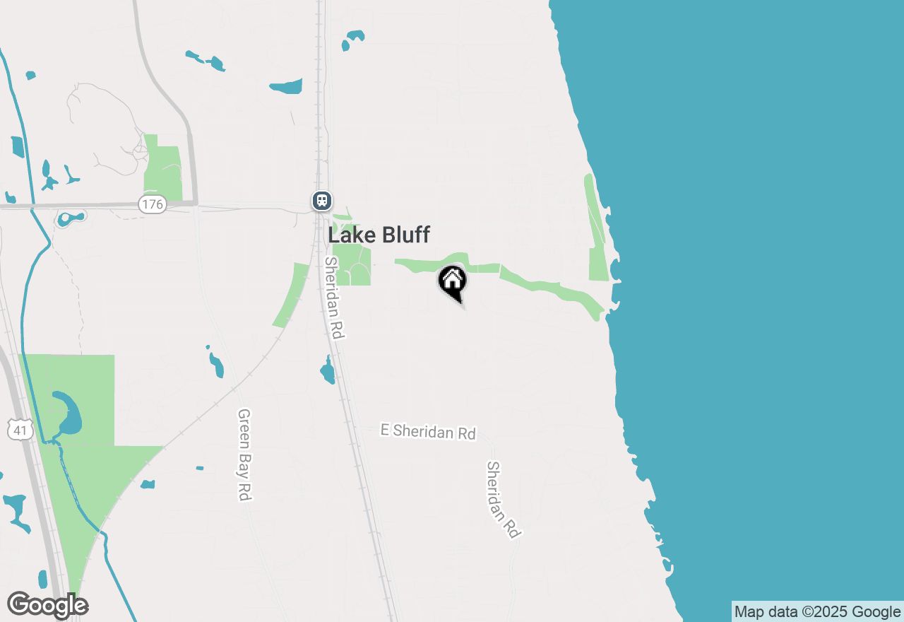 Map of 321 Newman Court, Lake Bluff, IL 60044