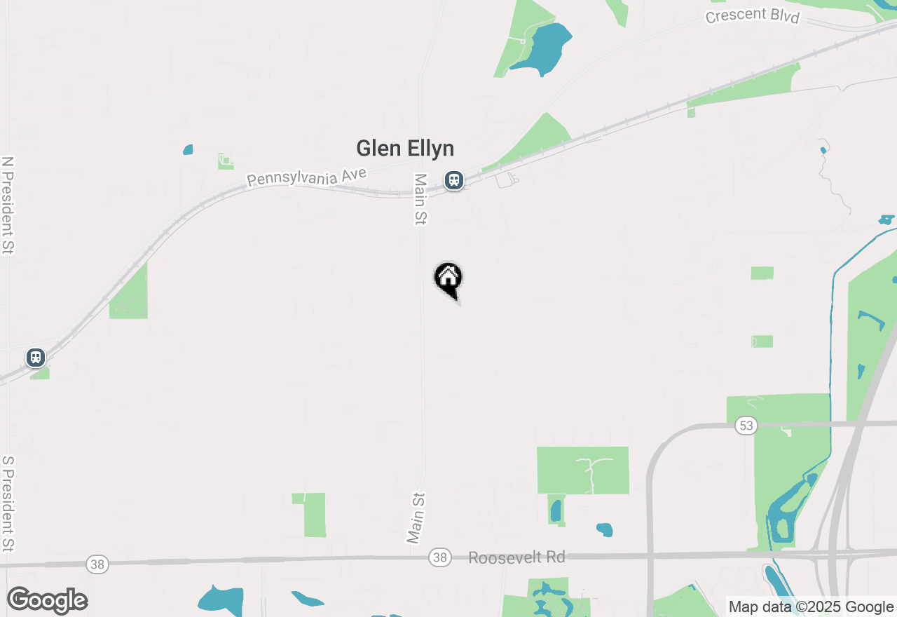 Map of 310 Forest Avenue, Glen Ellyn, IL 60137