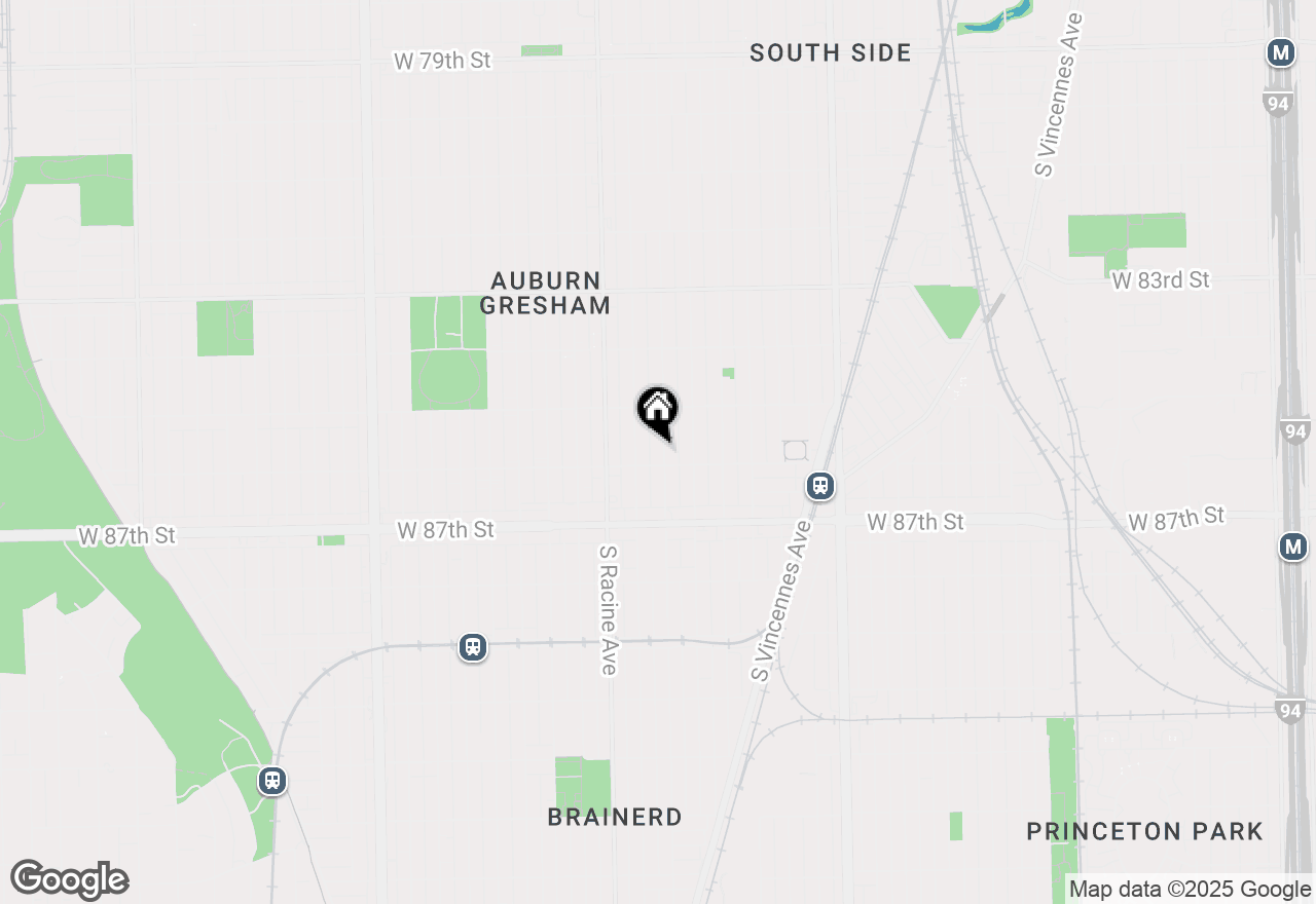 Map of 8548 S Aberdeen Street, Chicago, IL 60620