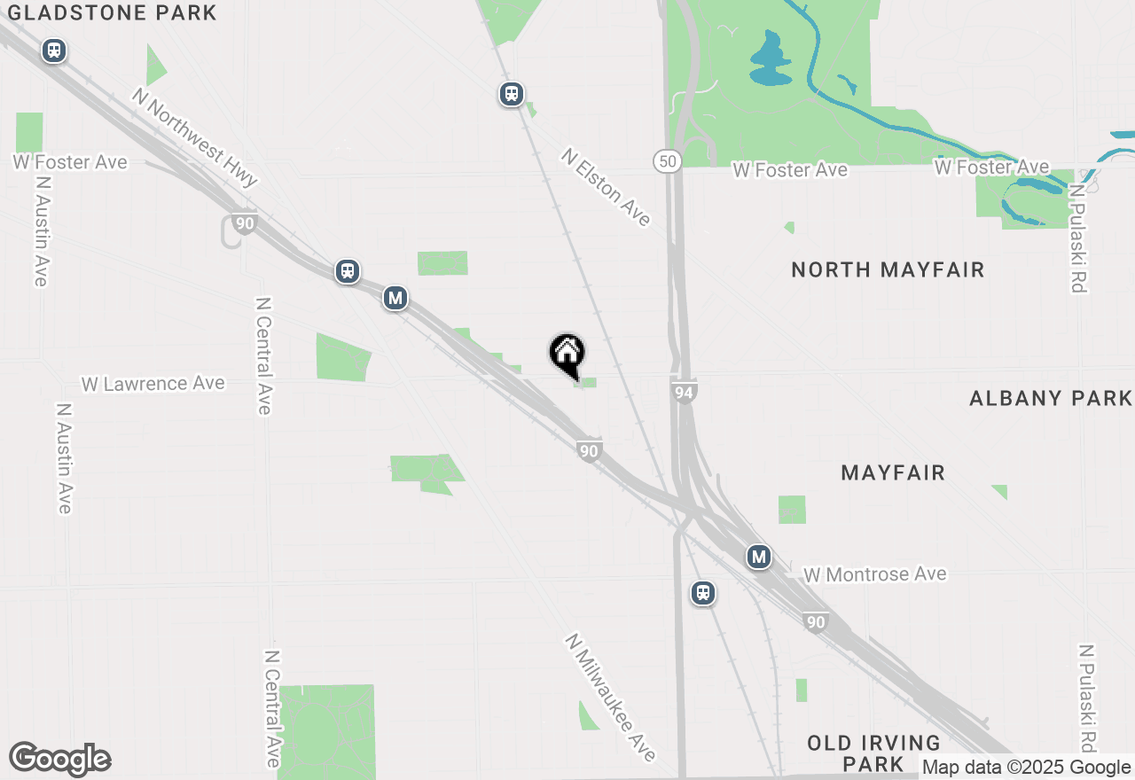 Map of 4742 N Lavergne Avenue, Chicago, IL 60630