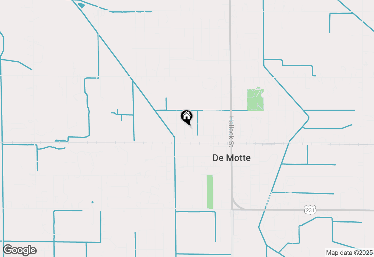 Map of 712 Elm Court Sw, Demotte, IN 46310
