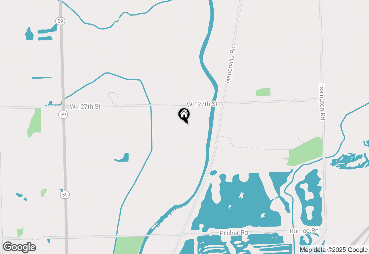 Map of 23236 W Teton Lane, Plainfield, IL 60585