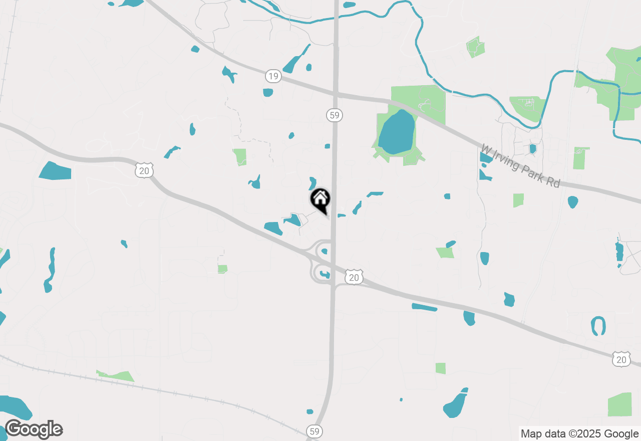 Map of 43 Monarch Drive #302, Streamwood, IL 60107