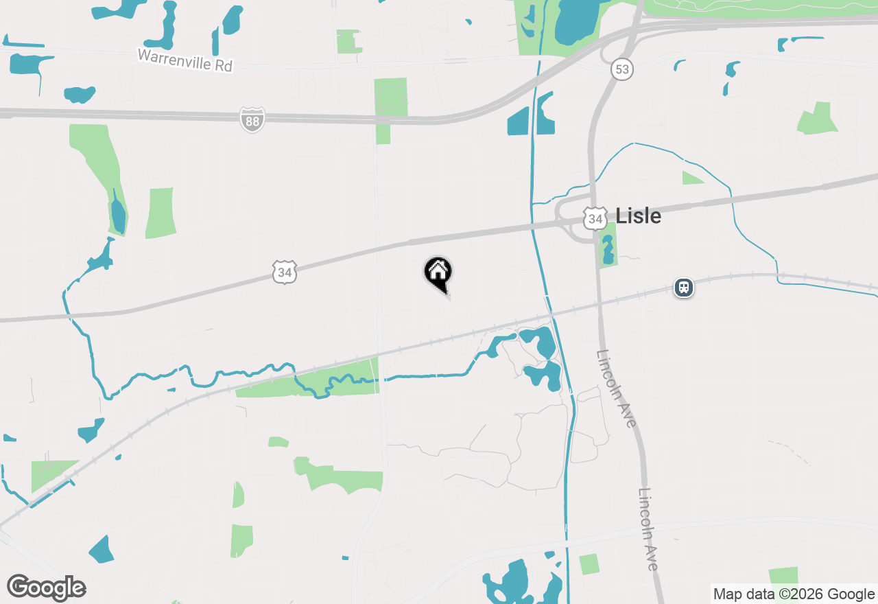 Map of 4736 Devon Avenue, Lisle, IL 60532