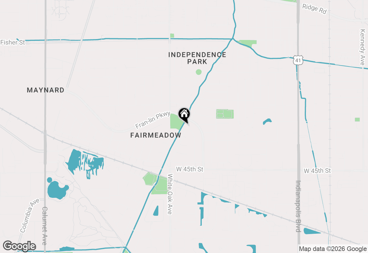 Map of 9424 Chestnut Lane, Munster, IN 46321