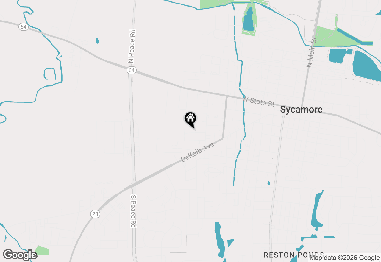 Map of 919 Esther Avenue, Sycamore, IL 60178