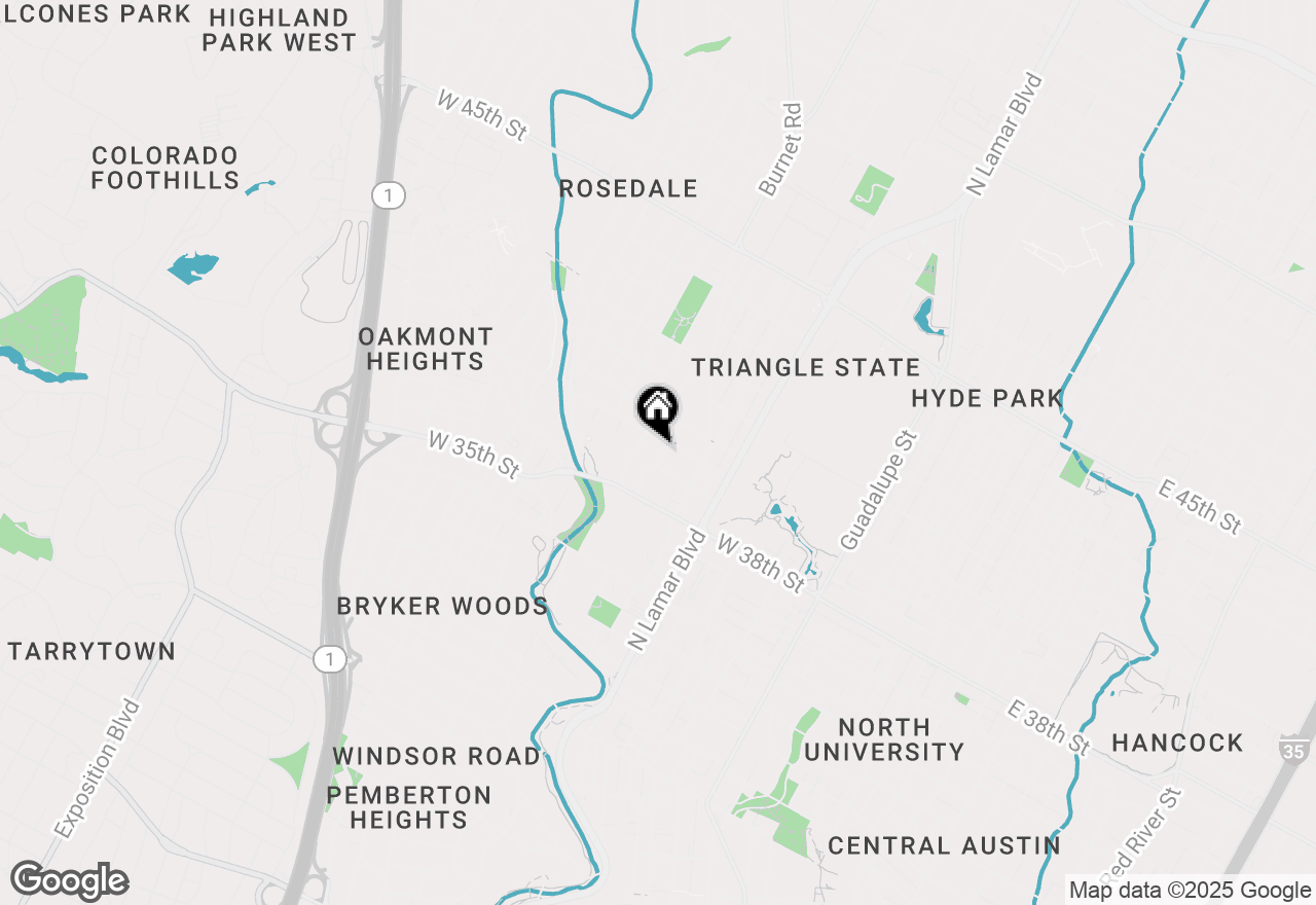 Map of 3904 Bailey Ln #A, Austin, TX 78756