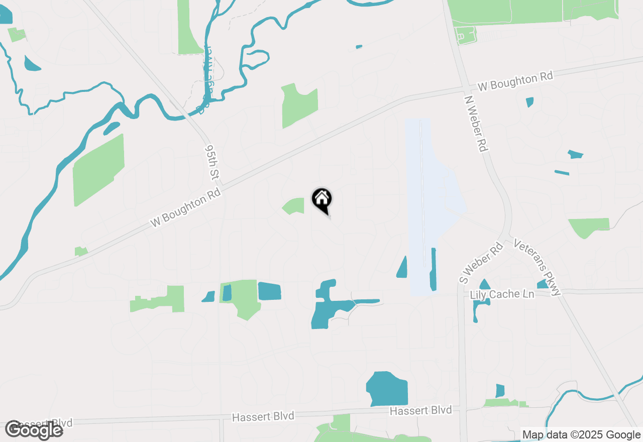 Map of 129 S Palmer Drive, Bolingbrook, IL 60490