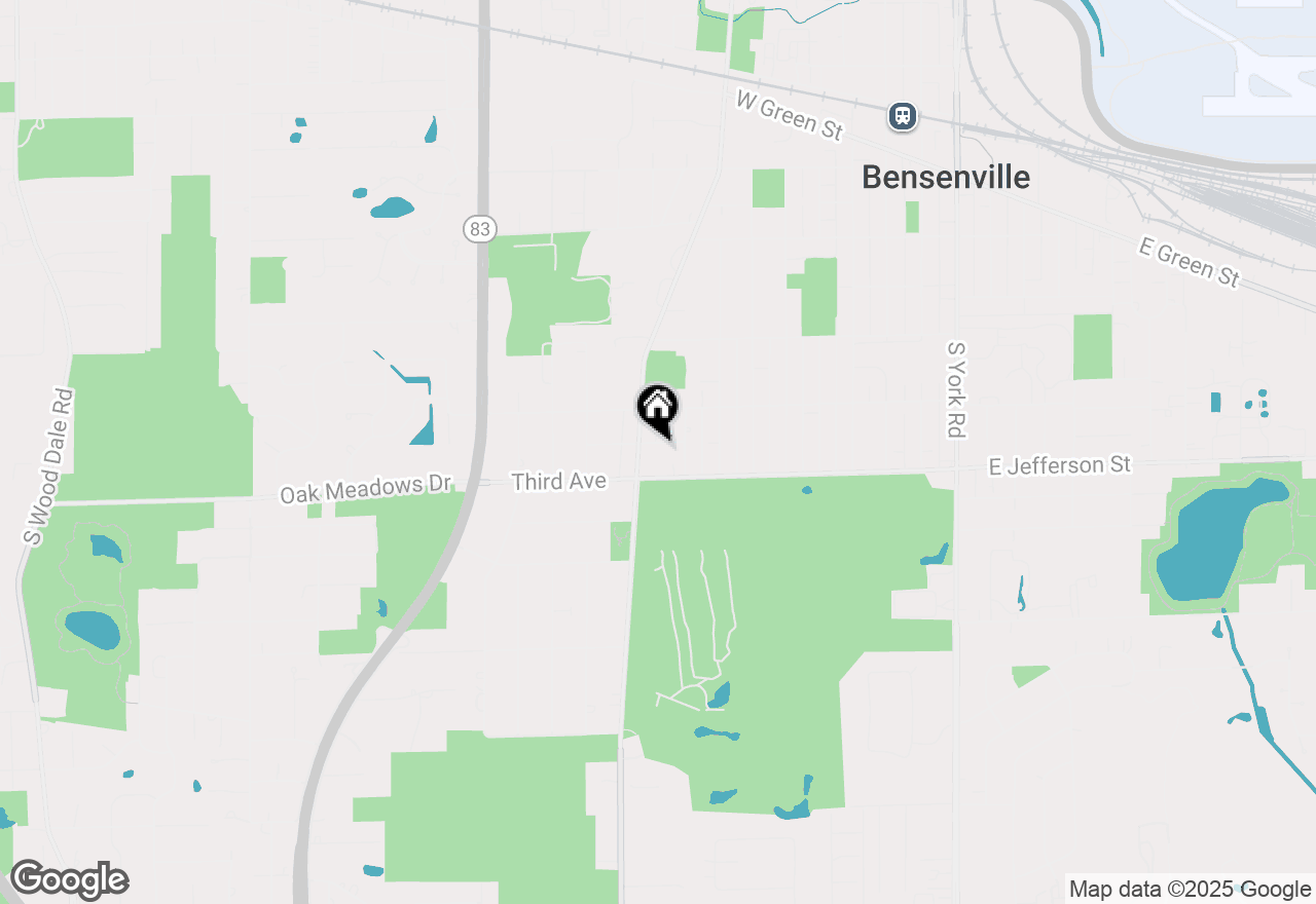 Map of 822 2nd Court, Bensenville, IL 60106