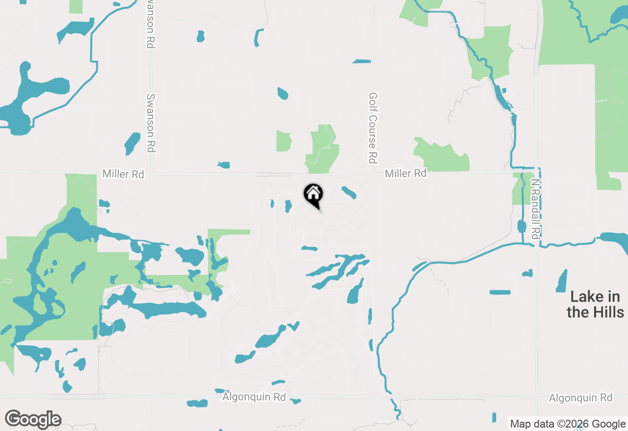 Map of 6 Sherwood Court, Lake In The Hills, IL 60156