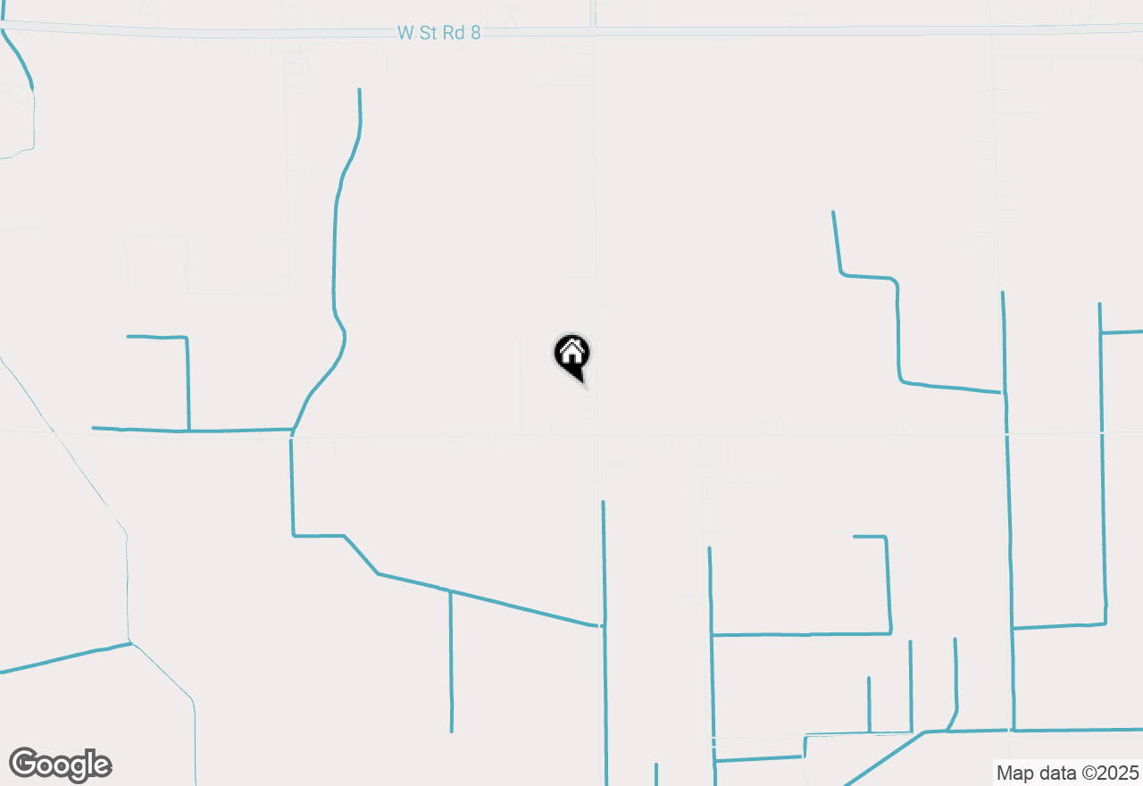 Map of 892 S 500 W, Hebron, IN 46341