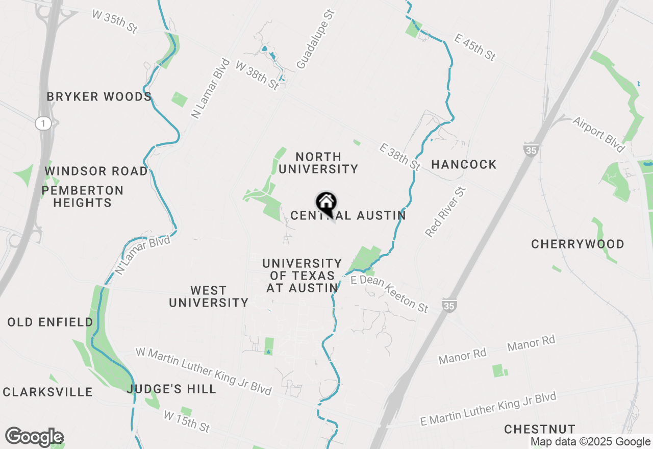 Map of 307 E 31st St #204, Austin, TX 78705